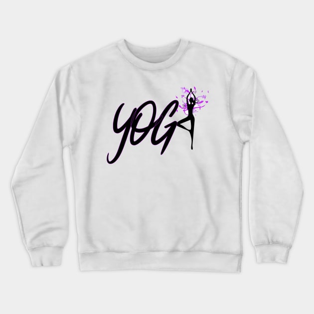 YOGA Crewneck Sweatshirt by damieloww